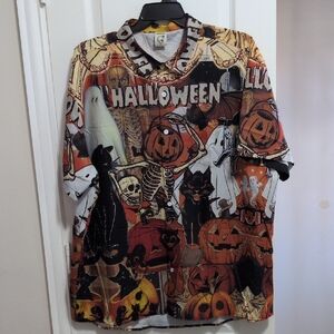 Jack-o'-lantern Hardaddy Button Down Shirt